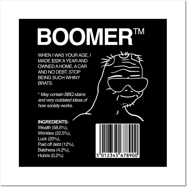 Boomer Package - Boomer Meme (Baby Boomers) - Gen Z Gen Y Wall Art by isstgeschichte